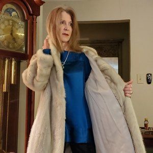 Natural Cerulean mink coat